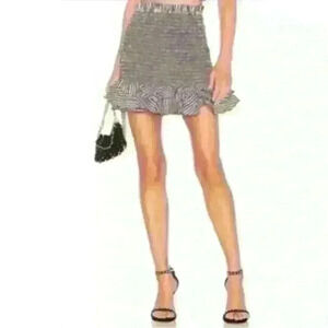 Revolve - Petersyn Barrett Skirt in Sandbar Check Size Small NWT